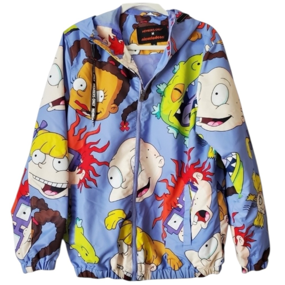 MEMBERS ONLY x Nickelodeon Rugrats Windbreaker Zip Jacket